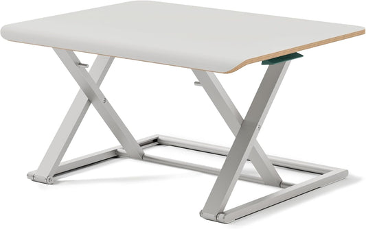 Branch Desk Riser, Sit to Stand Desk Converter with Spring-Assisted Lift, Minimal Open Frame