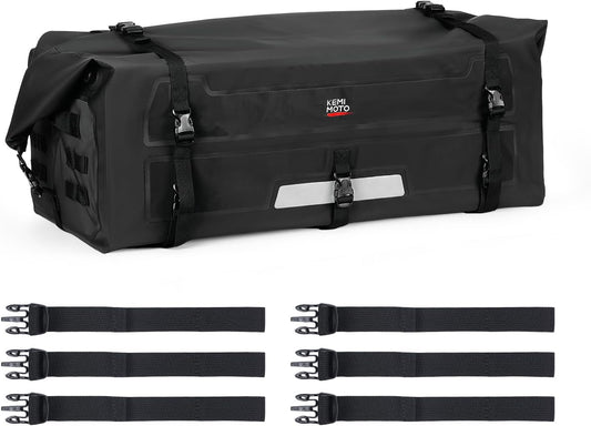 Waterproof ATV Dry Bag, 70L PVC ATV Storage Bag, 4 Wheeler Duffel Bag with Roll Top Closure
