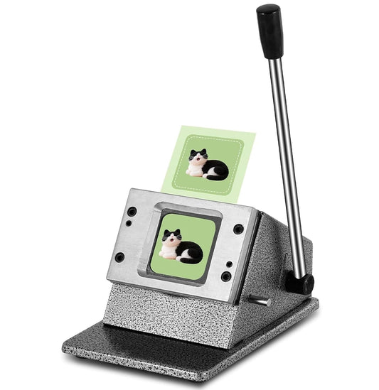 2x2 Fridge Magnet Paper and Photo Cutter; Square Paper Punch; Cutter for Magnets, Buttons, Stickers, Cardstock