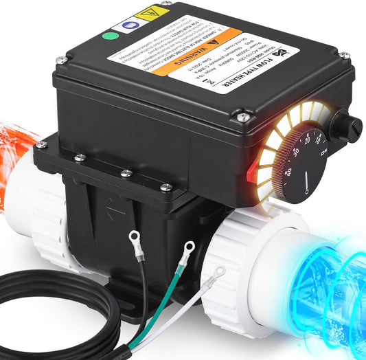 Hot Tub Thermostat, 2KW 110V Spa and Bathtub Thermostat w/ Adjustable Temp Control for up to 400 Gal