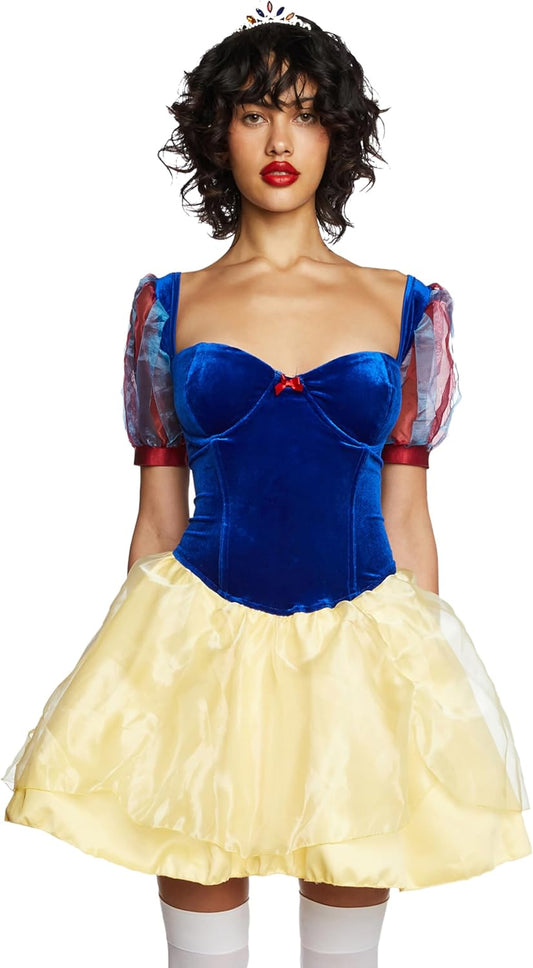 Fairest Princess Costume - Snow White Princess (Small) for Costume Party, Cosplay, or Convention, Halloween