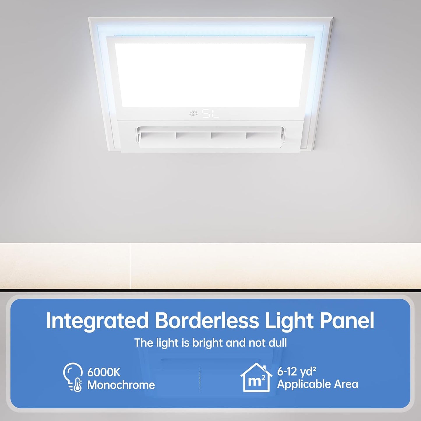 Ceiling Fans with Light and Remote Control, High Air Volume Cooling Fan w/ LED Temperature Display/Timer