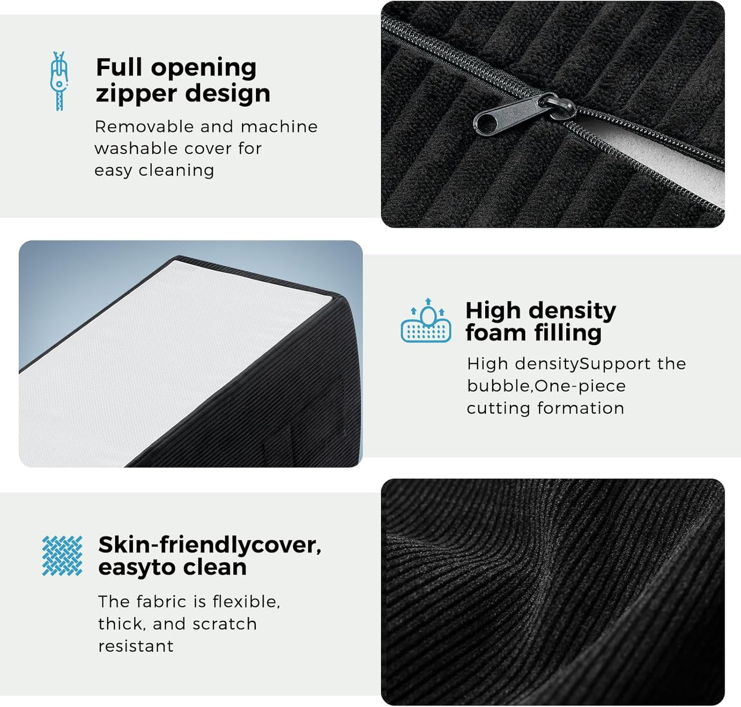 Yoga Chairs for Adults, Ergonomic Chaise Lounge Chair Indoor with Side Pocket, Lumbar Pillow, Ottoman