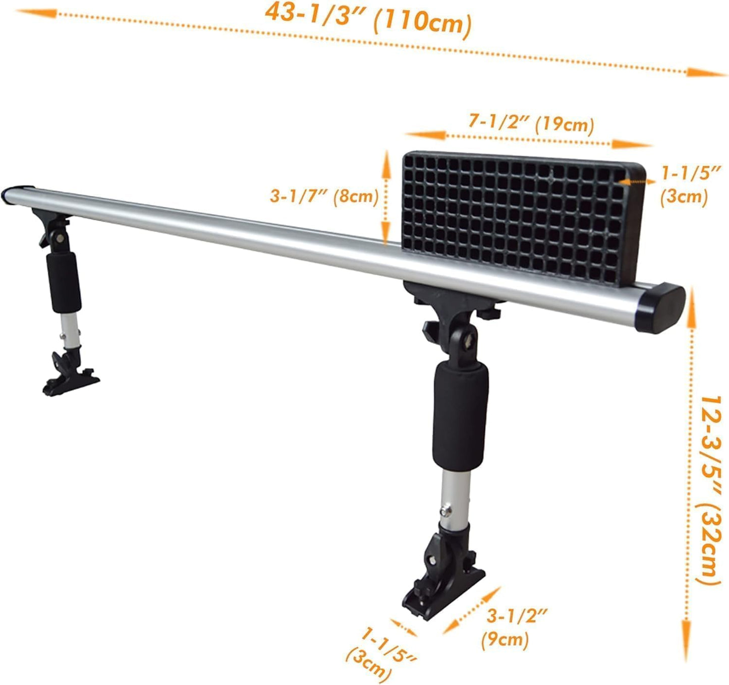 Kayak Motor Mount, Fishing Kayak Trolling Motor Mount Rack Aluminum Outboard Mounting Bracket Holder Kit