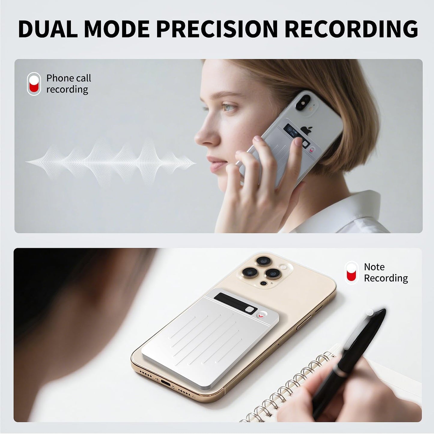 AI Voice Recorder Translator , Transcribe & Summarize w/AI Technology, Support Multiple Languages, 64GB
