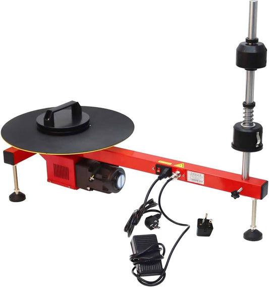 220V Electric Stretch Film Wrapping Machine Wrap-Around Film Baler Turntable Diameter 15.7'
