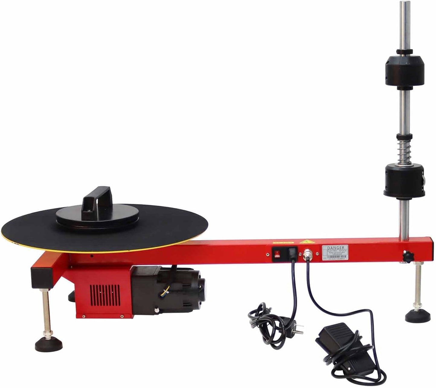 220V Electric Stretch Film Wrapping Machine Wrap-Around Film Baler Turntable Diameter 15.7'