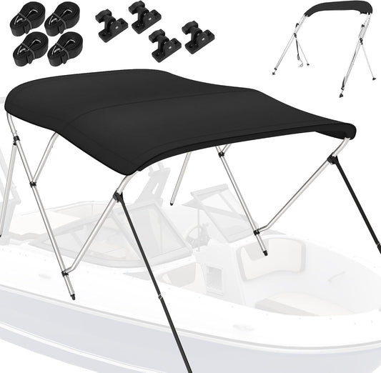K-Musculo Bikini Tops for Boats, 900D Polyester Bikini Top for Boats, 4 adj nylon straps, Rear Support Poles