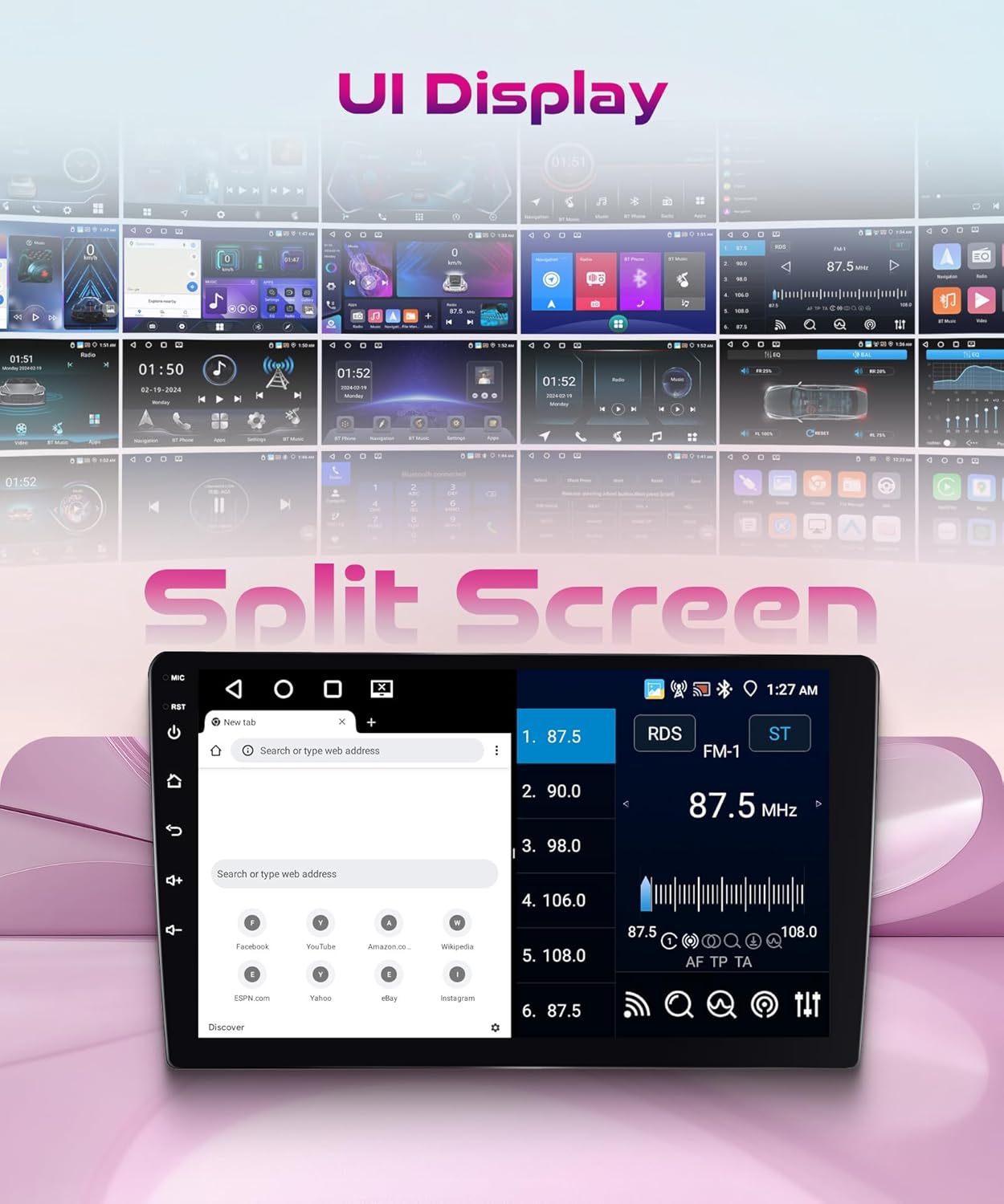 4G+64G Radio for Merc Benz W164 X164 ML350 ML500 ML280 GL320 GL350 GL450 2005-2011 GL ML Class