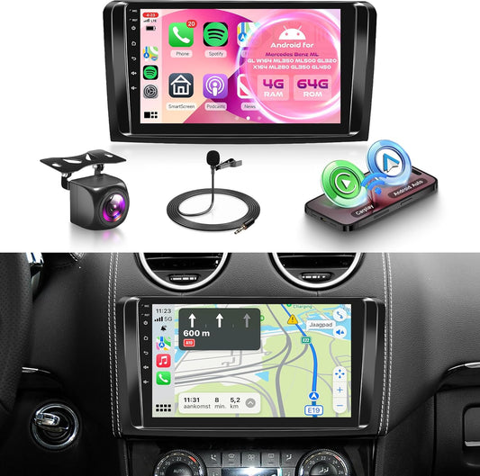 4G+64G Radio for Merc Benz W164 X164 ML350 ML500 ML280 GL320 GL350 GL450 2005-2011 GL ML Class