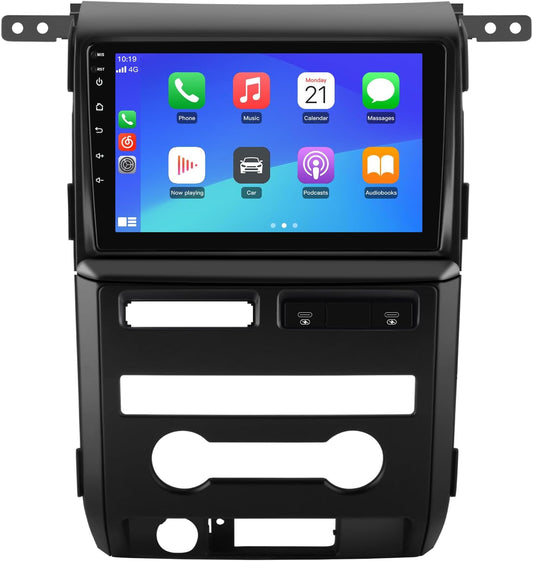 Car Radio Stereo for Ford F150 2009-2012, 9' Touch Screen 2G+32G w/ Carplay/Android, Head Unit