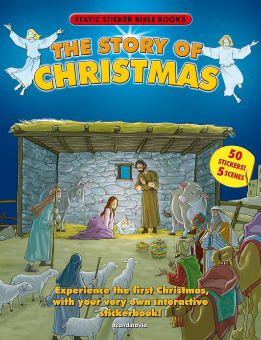 The Story of Christmas Reusable Static Sticker