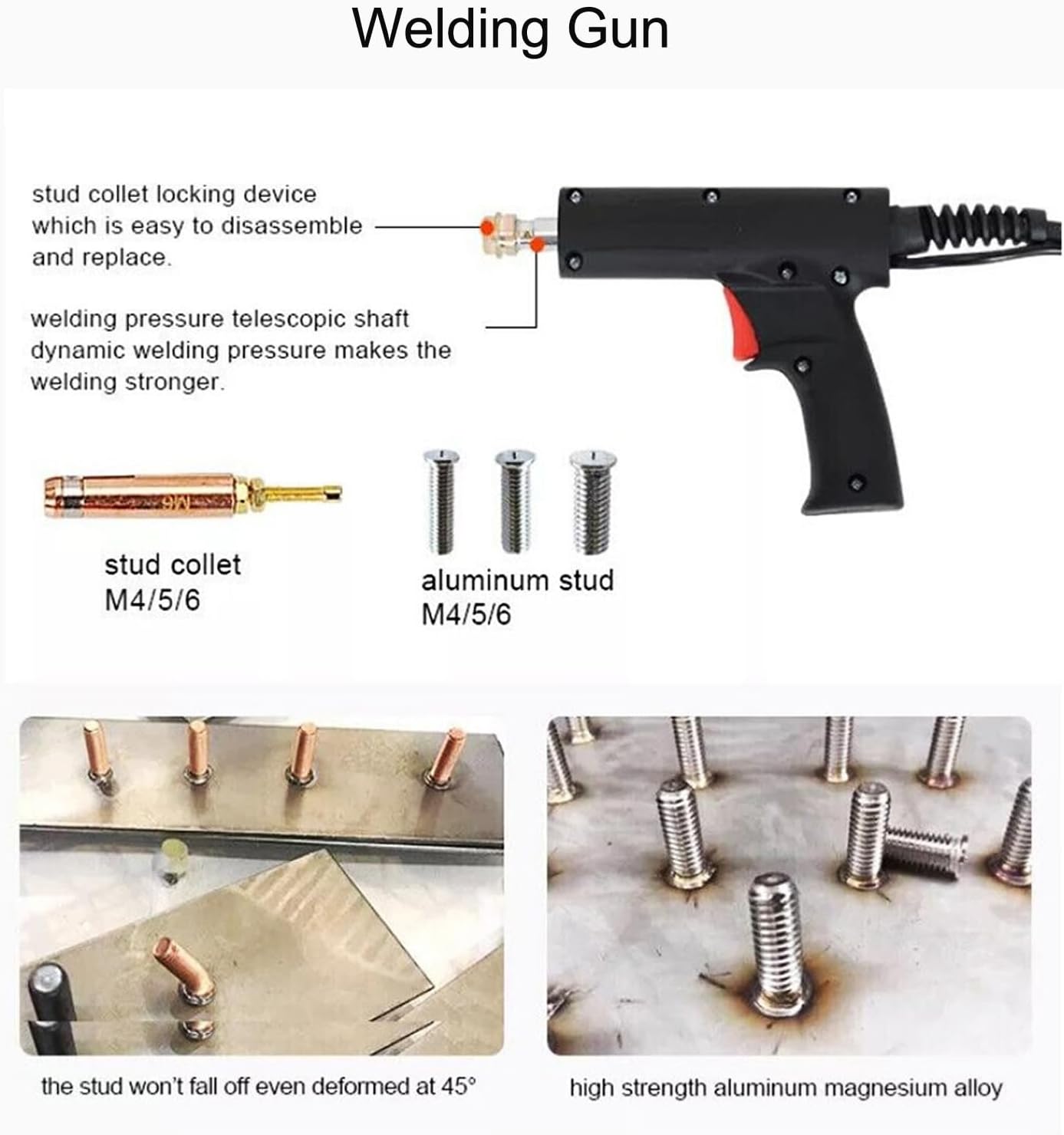 Steel Dent Pulling Machine,  Car Repair Body Dent Pull Tool Kit for Car or Truck