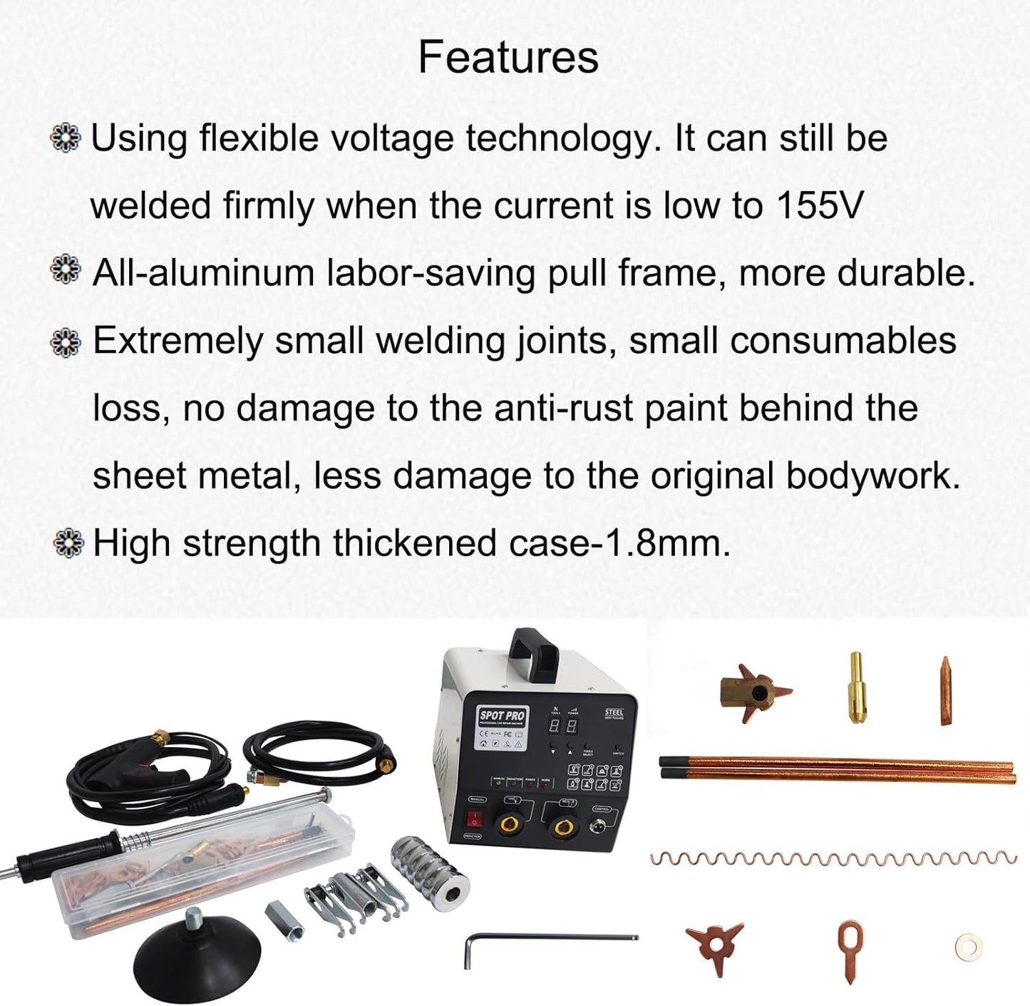 Steel Dent Pulling Machine,  Car Repair Body Dent Pull Tool Kit for Car or Truck
