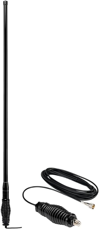 MXAT04VP 6.6dB Heavy Duty Bull Bar Antenna with Spring Base 462-468 Frequency Long Range GMRS Communication