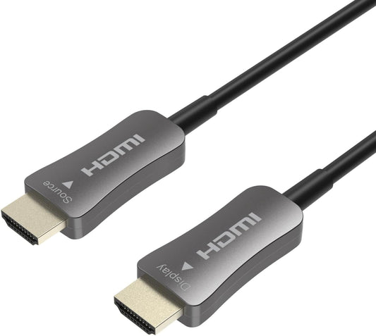 8K HDMI 2.1 Cable 150ft AOC Active Optical Fiber HDMI Cable, 48Gbps, 8K@60Hz, 4K@120Hz, HDR10+, eARC,