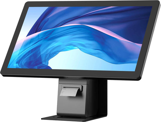 Countertop POS Monitors Mount Stand with Printer Space  Displays up to 22'- 34'
