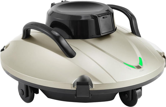 Cordless Robotic Pool Cleaner, Automatic Pool Vacuum for Above Ground Pools, Self-Parking