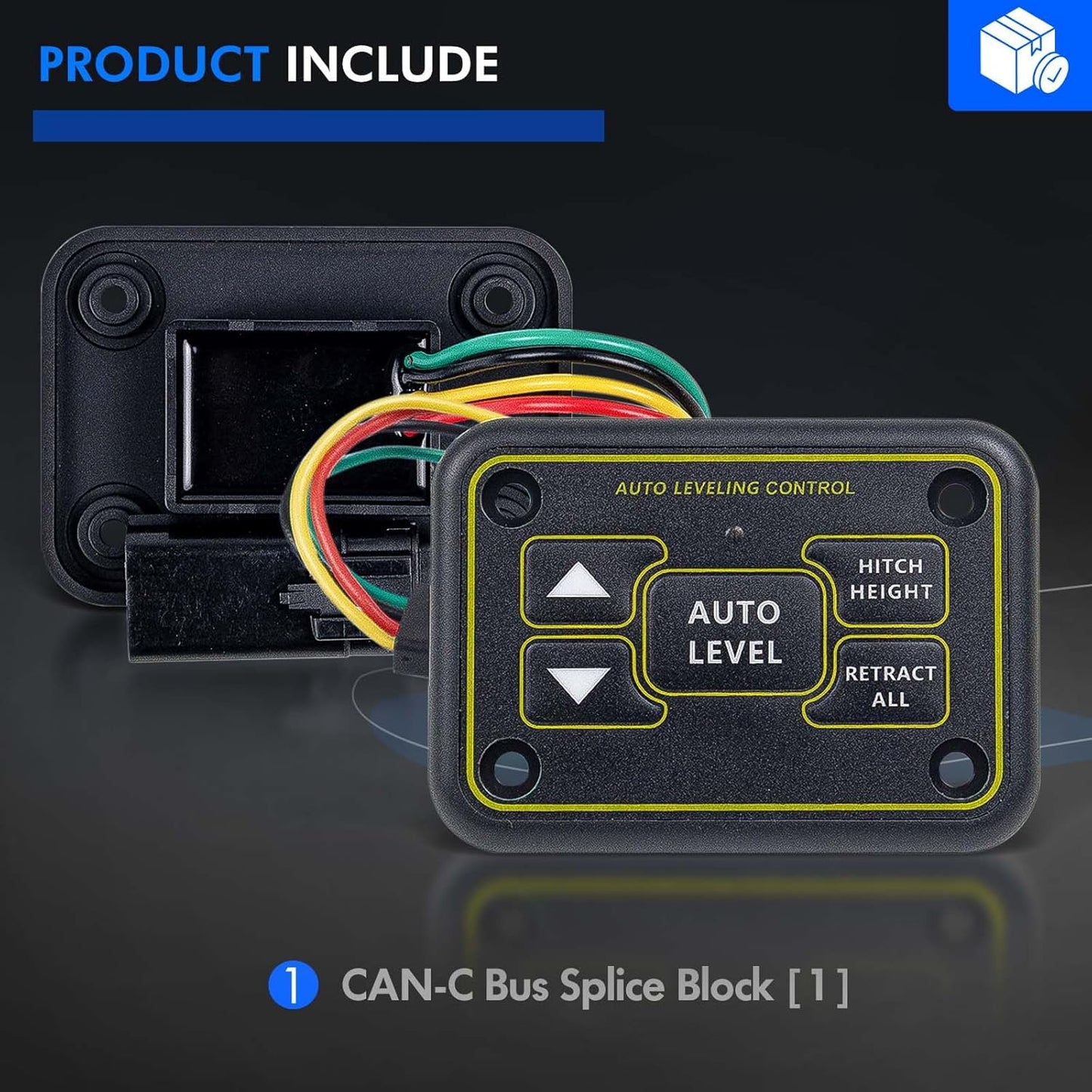 Quick Level Touch Panel Assembly w/RV Auto Leveling Fit for Ground Control, Level-Up Hydraulic Leveling System