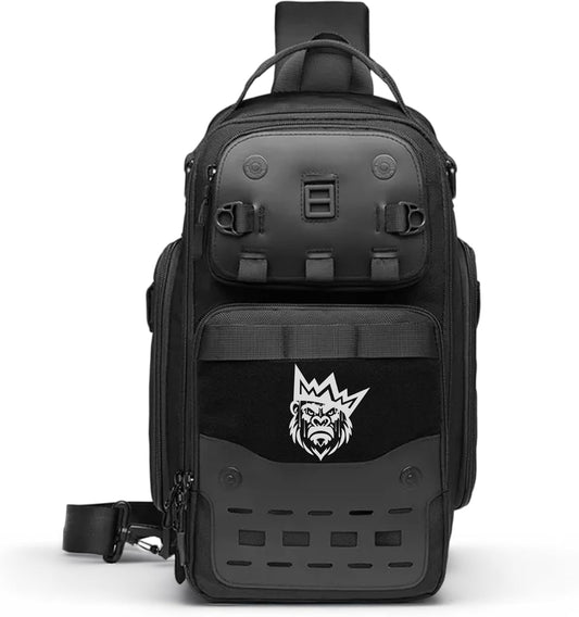 Sinewy Athlete Crossbody Sling Bag, Water and Scratch Resistant Shoulder Bag for Men, Lightweight