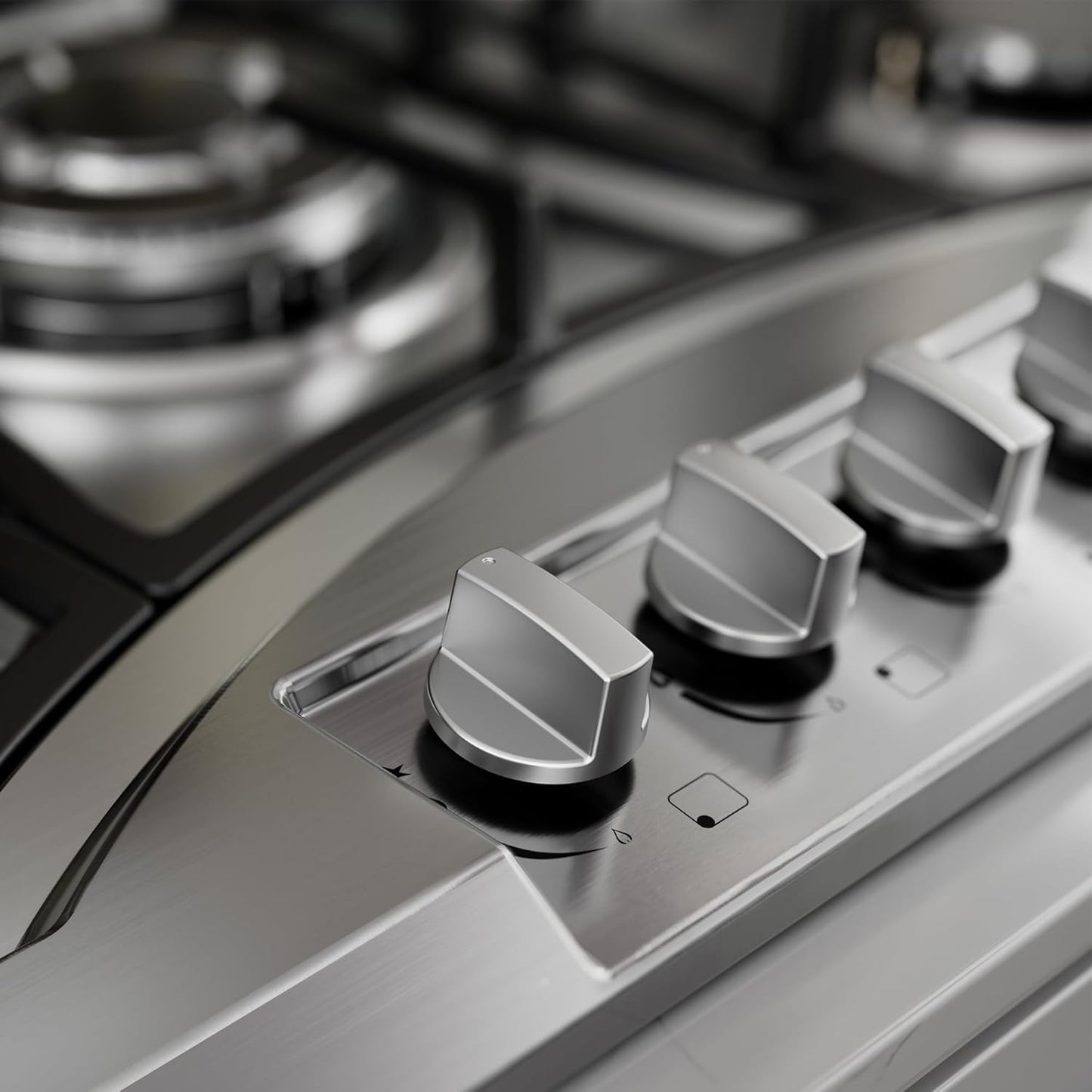 30 inch Drop-in Gas Cooktop with 5 Sealed Burners, Stainless Steel Gas Stove, Dishwasher Safe Cast Iron Grates