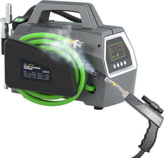 3300W High Pressure Steam Cleaner, High Temp AC Steam Cleaning Machine, Heavy Duty, Portable