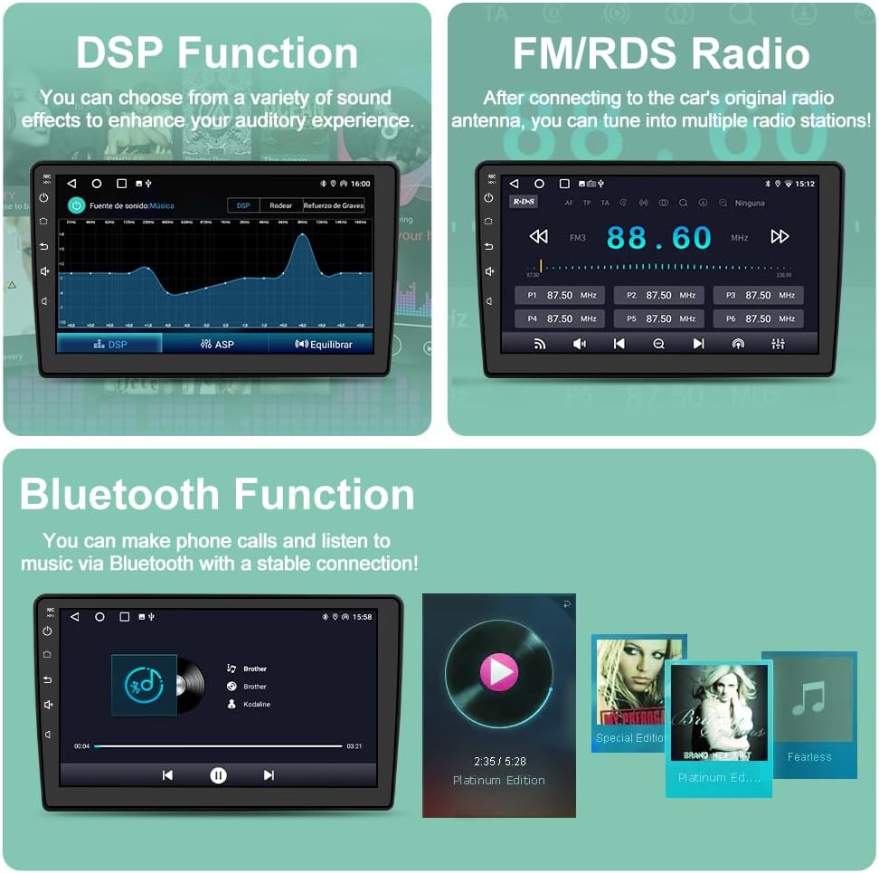2GB+64GB Radio for Ford F150 2009 -2012,  9' HD Touch Screen, Wireless CarPlay/Android Auto WiFi