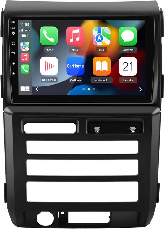2GB+64GB Radio for Ford F150 2009 -2012,  9' HD Touch Screen, Wireless CarPlay/Android Auto WiFi