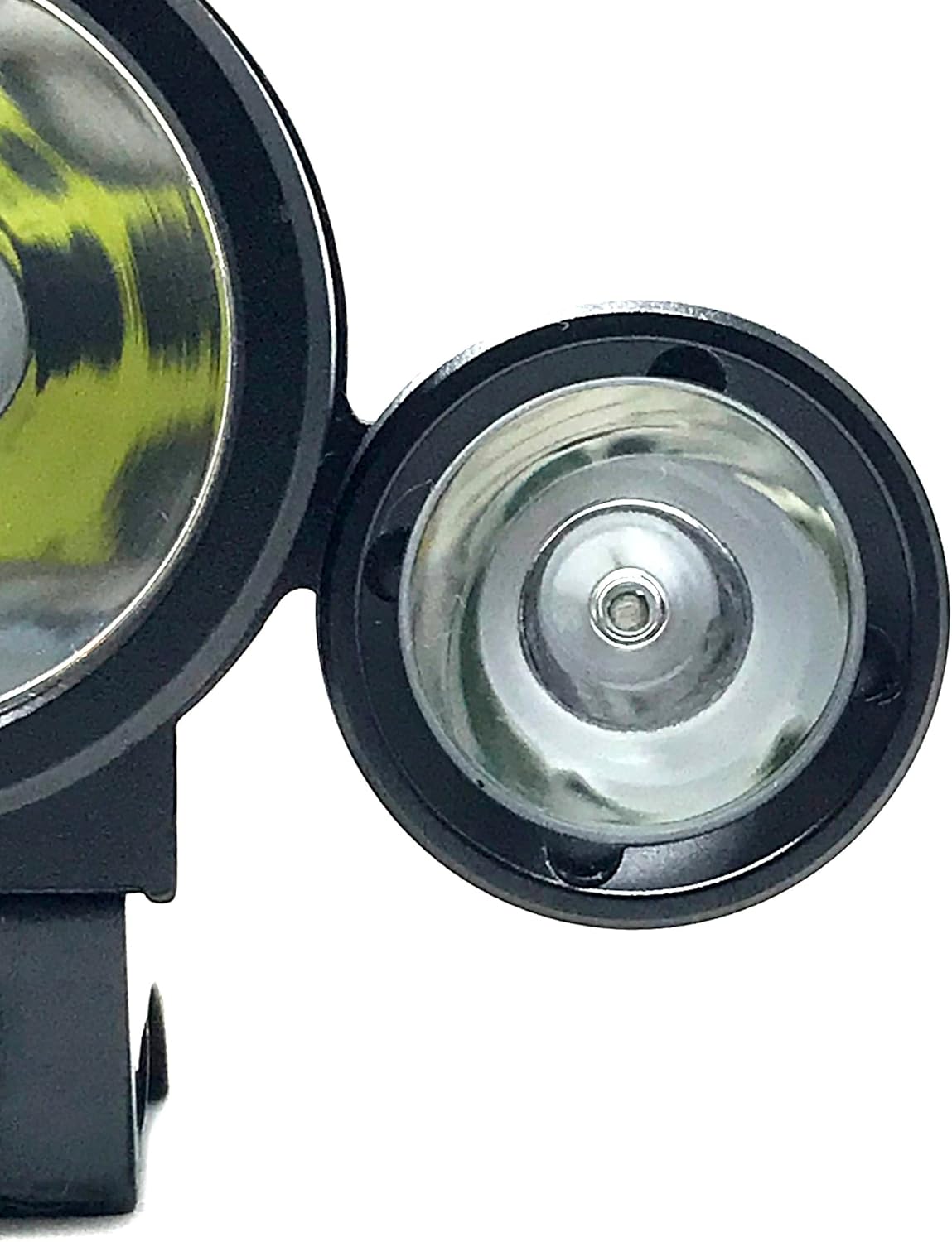 Emergency Patrol Bike Head Light, Red Flashing LED, Rechargeable 18 hrs, Water Resistant, 5 Modes