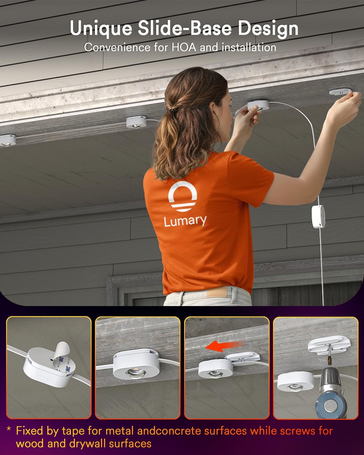 Permanent Outdoor Lights w/ Remote, 50' with 30 RGBAICW LEDs, 111 Scene Modes, Waterproof, Work w/ Alexa, Google