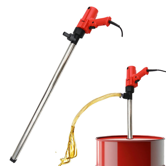 DUPLICATE:RemovedFromStock.1980W Electric Fuel Transfer Barrel Pump, 110V 11000RPM,for 55Gallon Electric Transfer Pumps with 36in Stainless Steel Tube and 6.6ft Steel Wire Hose, for Diesel,Lubricants,Slightly Viscous Liquids