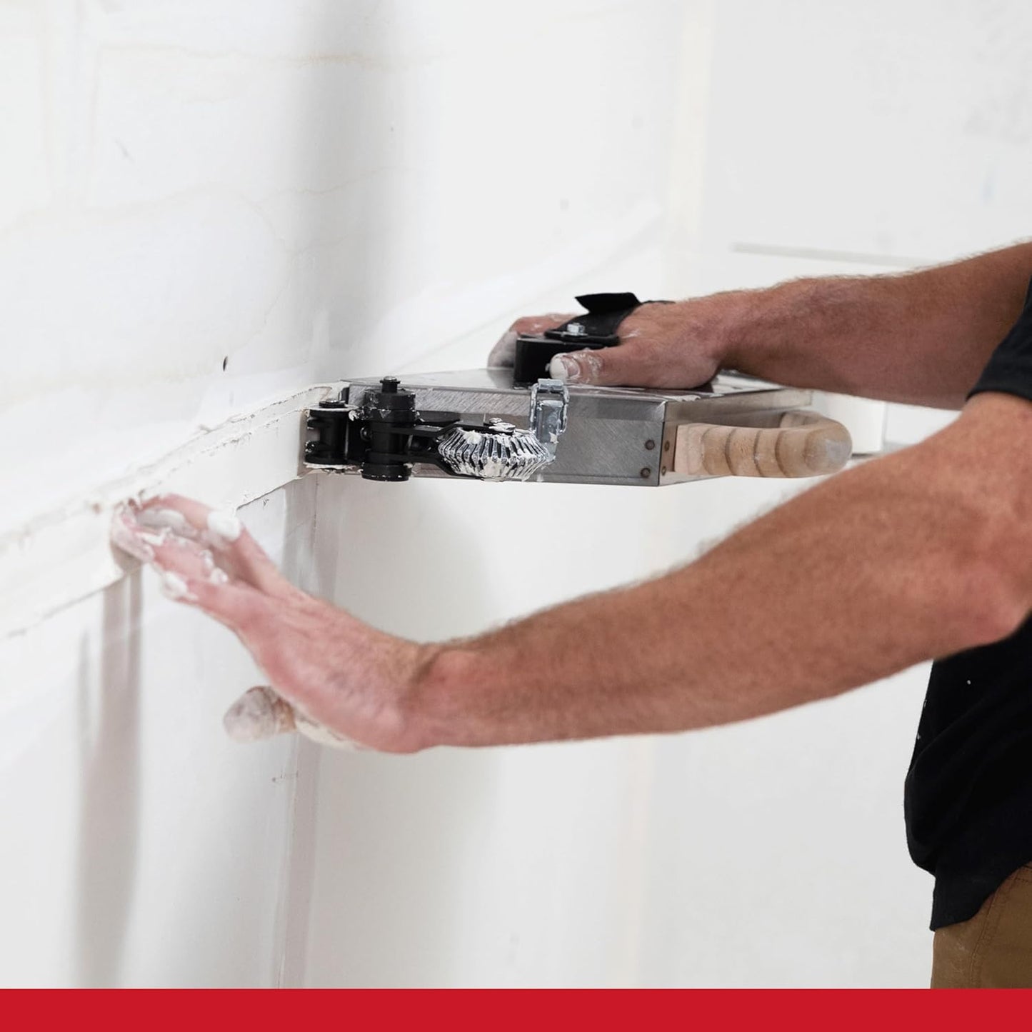 Semi-Automatic Even Flow Banjo Kit, Inside 90° Corner Hand Flusher, with 12' Mud Pan Mixer USA Made