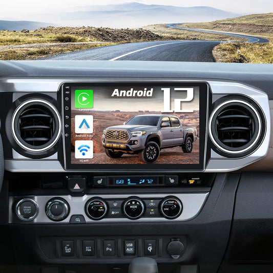 Car Radio Stereo for Toyota Tacoma 2016-2020, 10' Touch Screen Head Unit w/ Wireless Carplay/Android