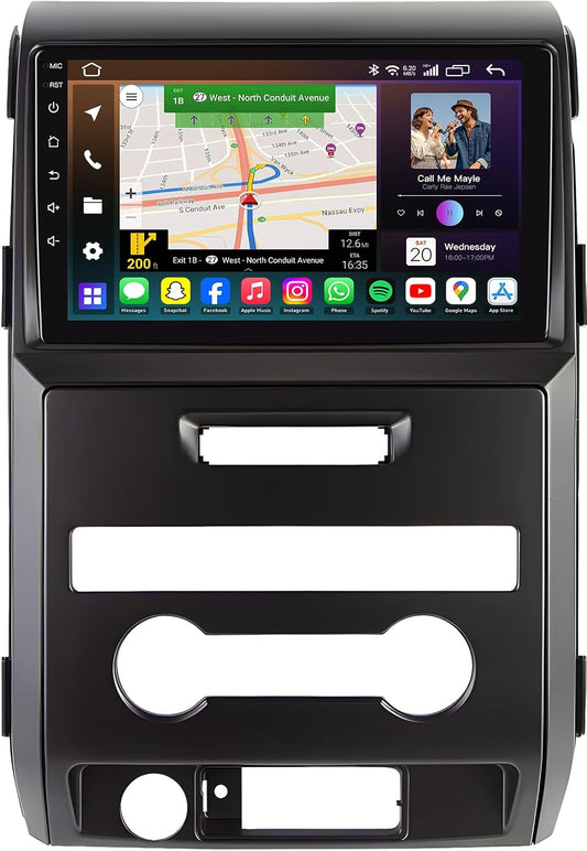 Car Radio for Ford F150 2009-2014,  9 Inch Touchscreen Car Stereo with Wireless CarPlay/Android