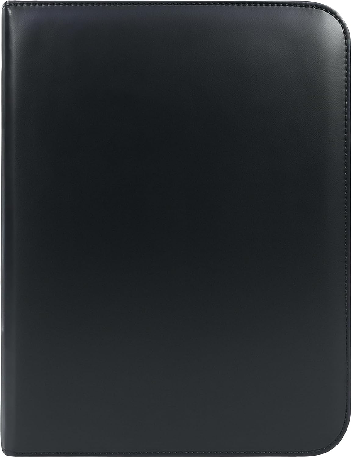 Leather Portfolio for Men, 100% Authentic Top-Grain Leather [Black Leather]