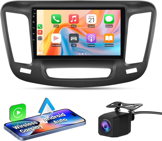 Car Radio Stereo for Chrysler 200 200C 2015- 2017, 9' Touchscreen Radio with Wireless CarPlay & Android
