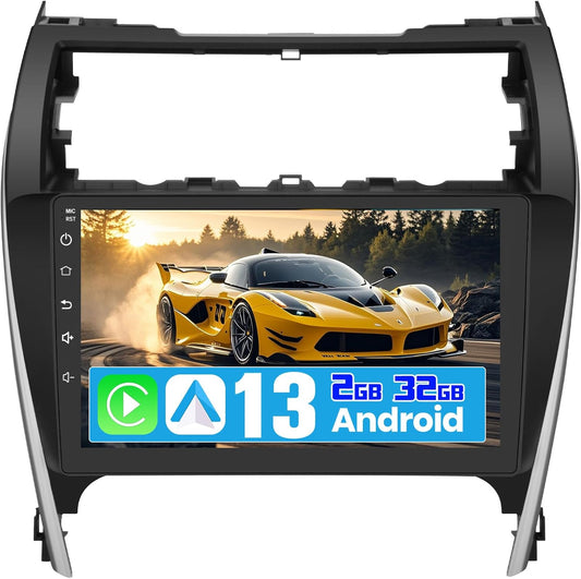 Car Radio Compatible for Toyota Camry 2012-2014, 10' Touch Screen, Support SWC, Wireless CarPlay Android