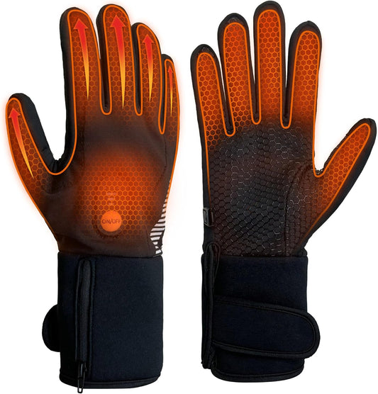 Heated Glove Liners for Men Women, Rechargeable Battery, Gloves Touchscreen, Electric Heated