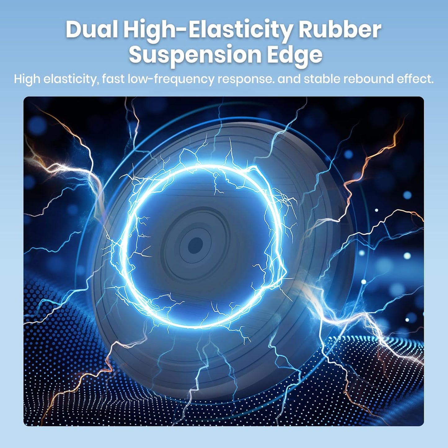 800W Powered 12' Car Subwoofer, Anti-Theft Spare Tire Design, Deep Bass, Easy Install and Remote Bass Knob