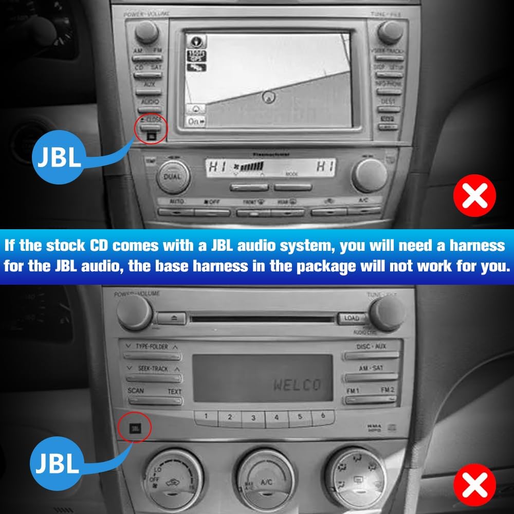 Android 13 Car Radio Stereo for Toyota Camry 2006-2011 Wireless CarPlay Android Auto 2G+32G
