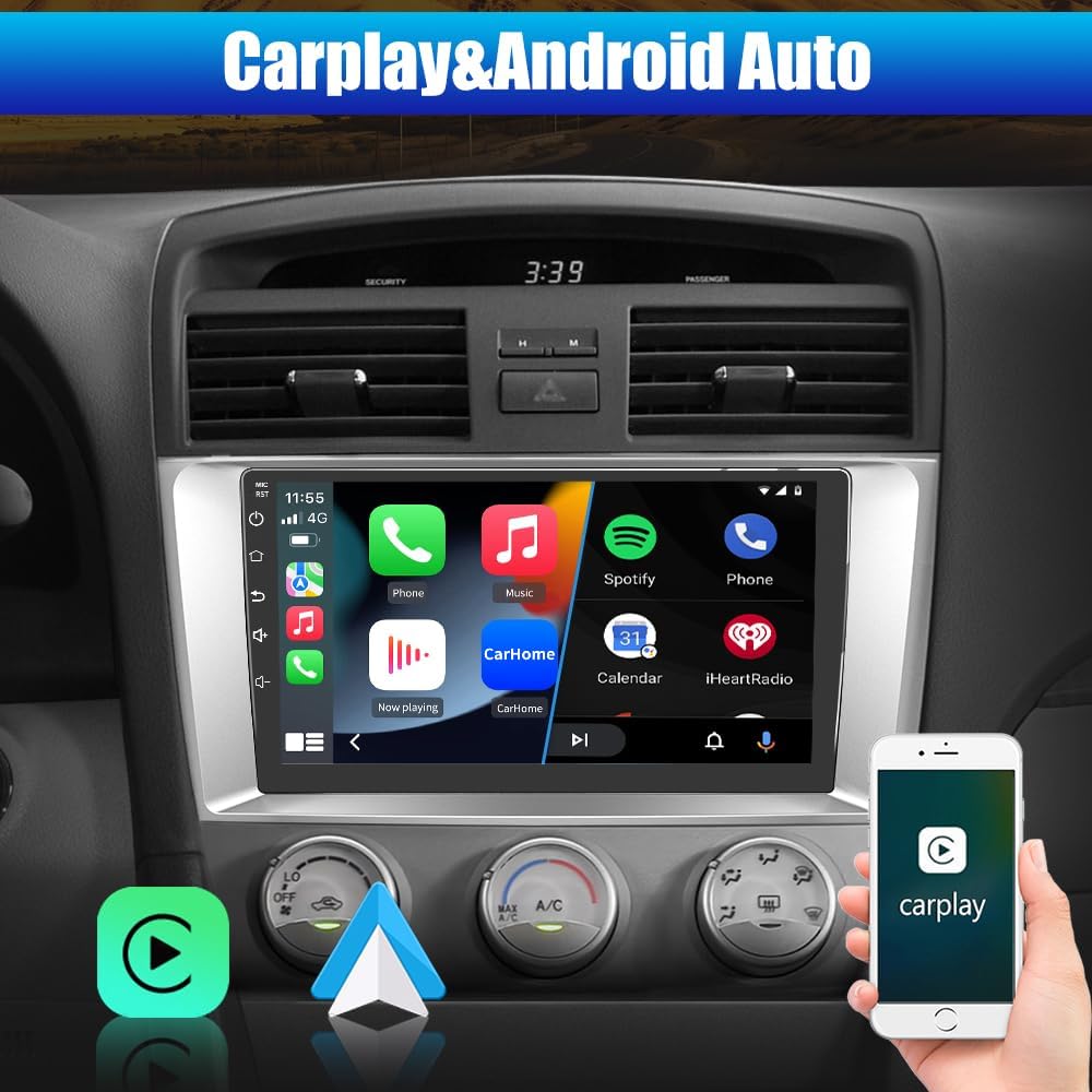 Android 13 Car Radio Stereo for Toyota Camry 2006-2011 Wireless CarPlay Android Auto 2G+32G