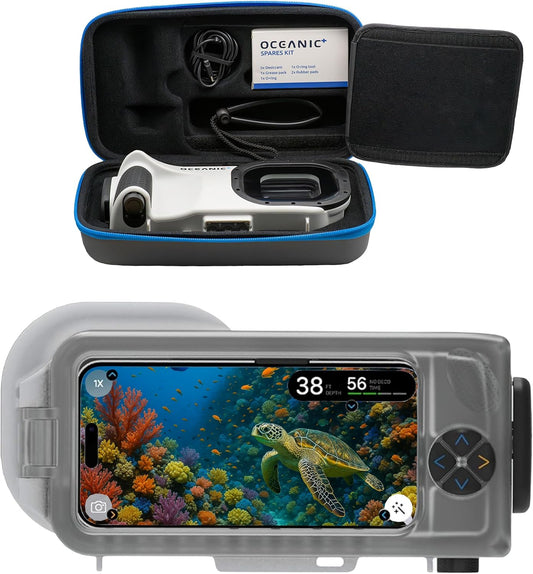 Phone Waterproof Case for Snorkeling & Diving,  Depth to 196ft &100h Run Time, Compatible with iOS 26