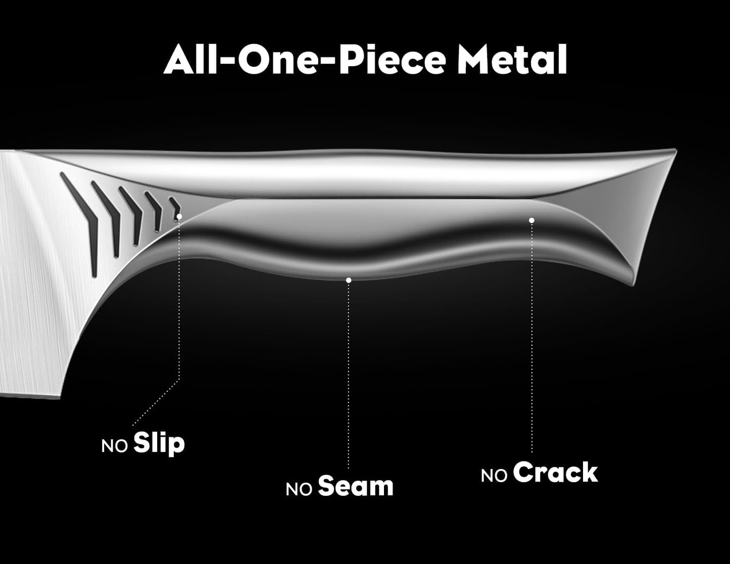 15-Piece Knife Block Set with Built-in Sharpener - High Carbon Stainless Steel