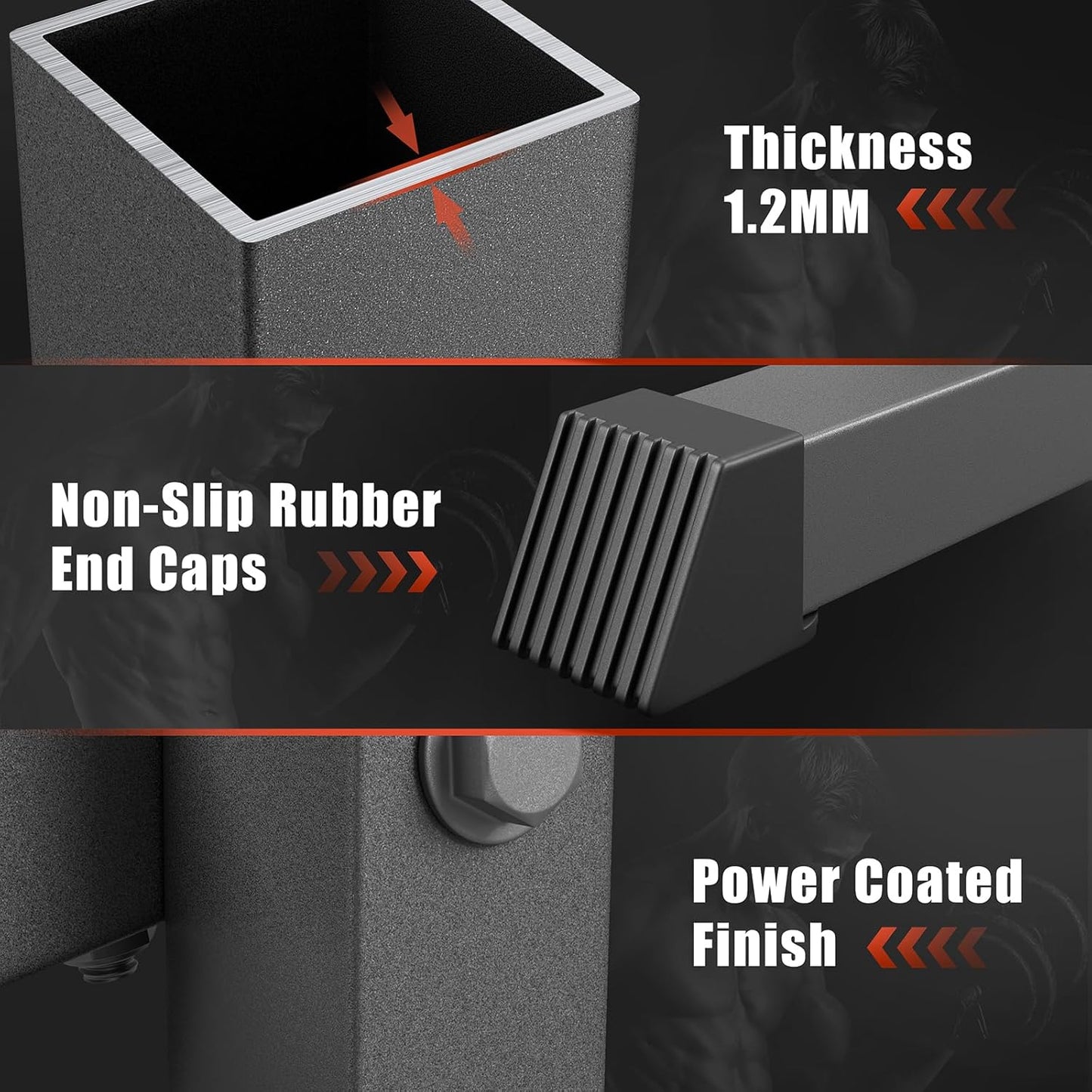 3-Tier Dumbbell Rack, 1200LB Capacity Adjustable, for Home Gym, (Rack Only)