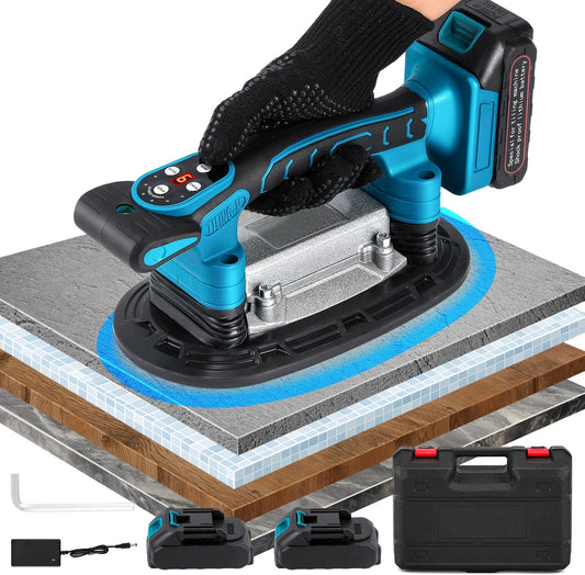 Tile Vibration Tool 250mm Suction Cup 882lbs/400kg Adsorption Handheld Tile Installation Leveling Machine Tile