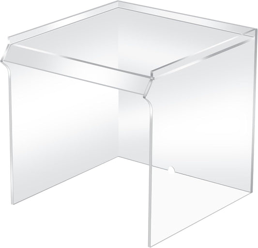 Acrylic Draft Shield with Front Overhanging Panel Dust Cover for Lab Equipment or Office Use 15'x15'x15'