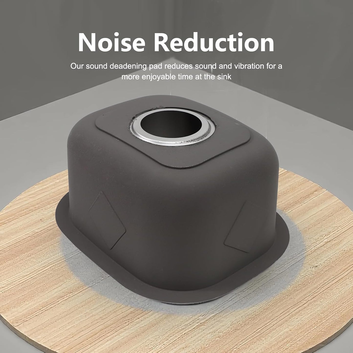 Undermount Bar Sink, 15''×13'' Single Bowl Small Stainless Steel,  RV Sink with Drain Assembly