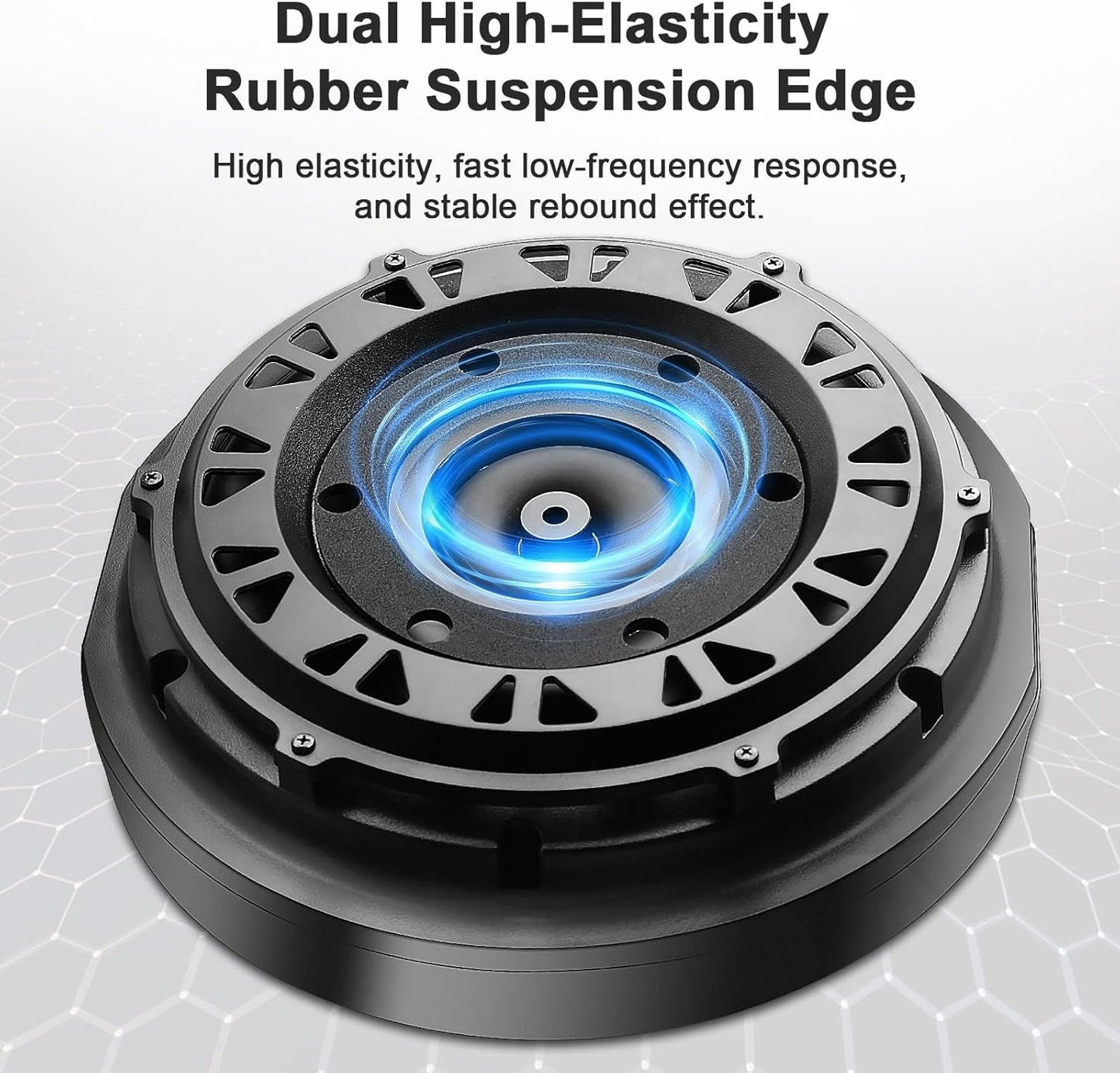 12' Car Subwoofer, Deep Bass, Anti-Theft Spare Tire Design, Plug & Play, OEM-Style Spare Tire Mount, High Output