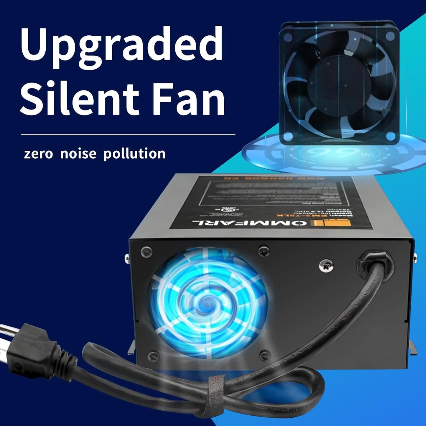 PM3-55 RV Power Converter | High-Performance 110V to 12V DC Charger with 55 Amp Capacity