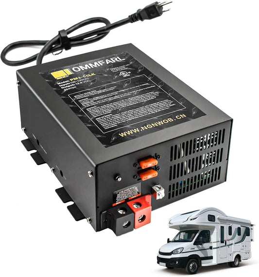 PM3-55 RV Power Converter | High-Performance 110V to 12V DC Charger with 55 Amp Capacity